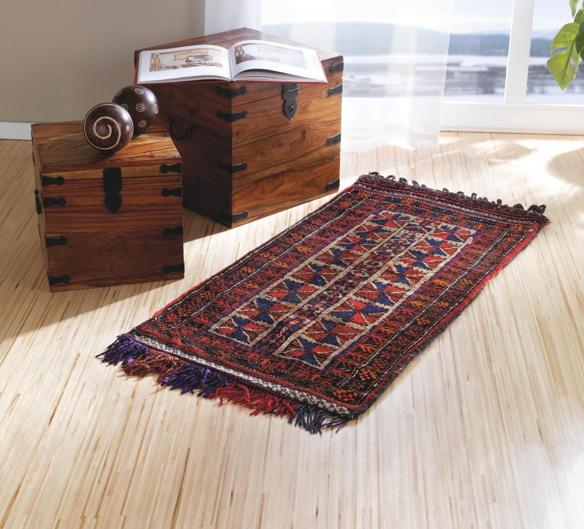 ORIENTTEPPICH 100/200 cm Rot  - Rot, LIFESTYLE (100/200cm) - Cazaris