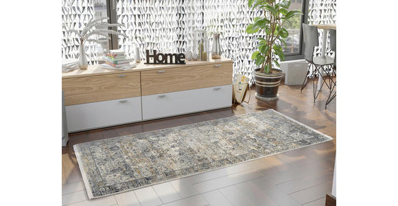 LÄUFER 80/200 cm Toulon Grau, Goldfarben  - Goldfarben/Grau, LIFESTYLE, Textil (80/200cm) - Dieter Knoll