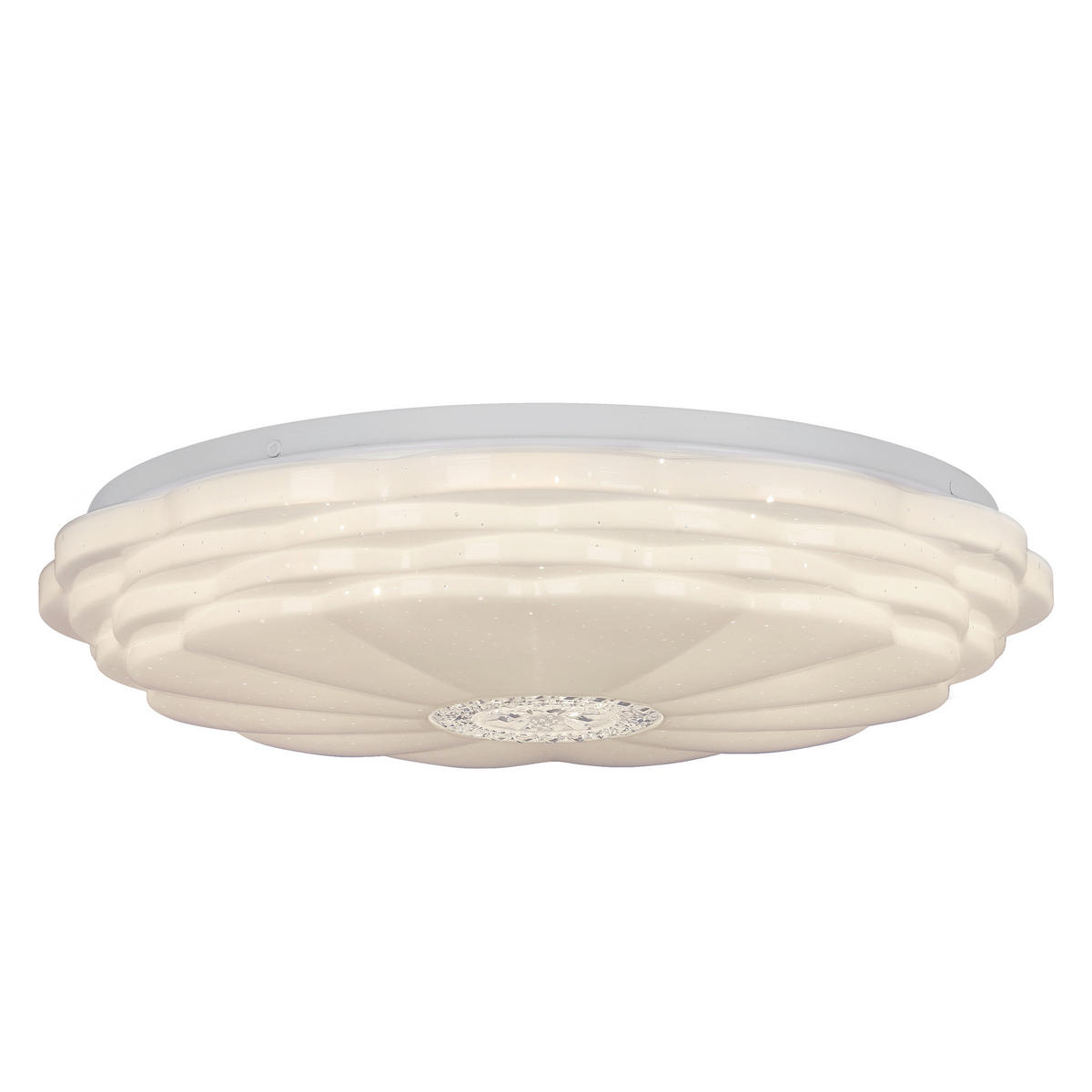 LED-DECKENLEUCHTE 38/38/7 cm   - Weiß, KONVENTIONELL, Kunststoff/Metall (38/38/7cm)