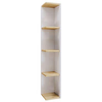 HÖRNHYLLA i 15/97/17 cm vit, honungsek  - vit/honungsek, Design, trämaterial (15/97/17cm) - MID.YOU