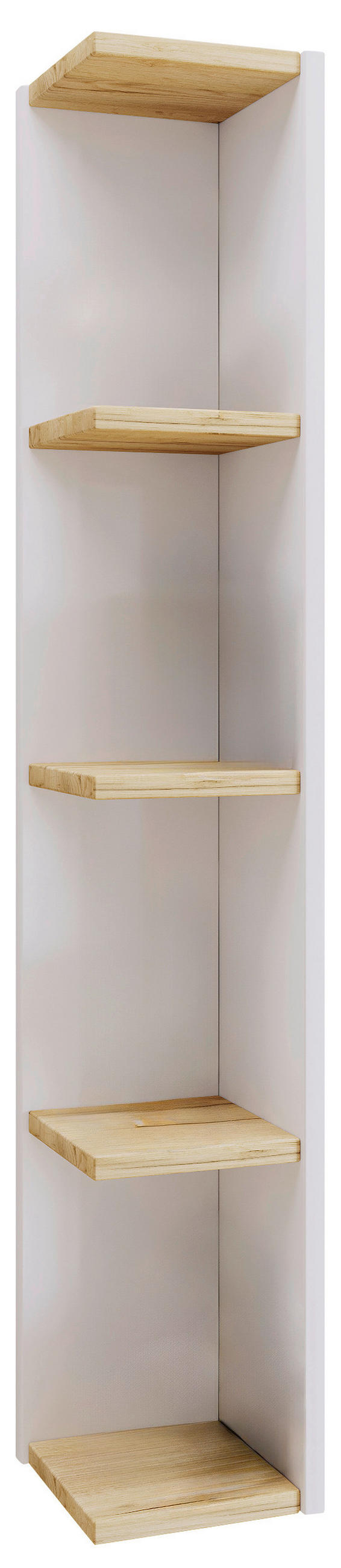HÖRNHYLLA i 15/97/17 cm vit, honungsek  - vit/honungsek, Design, trämaterial (15/97/17cm) - MID.YOU
