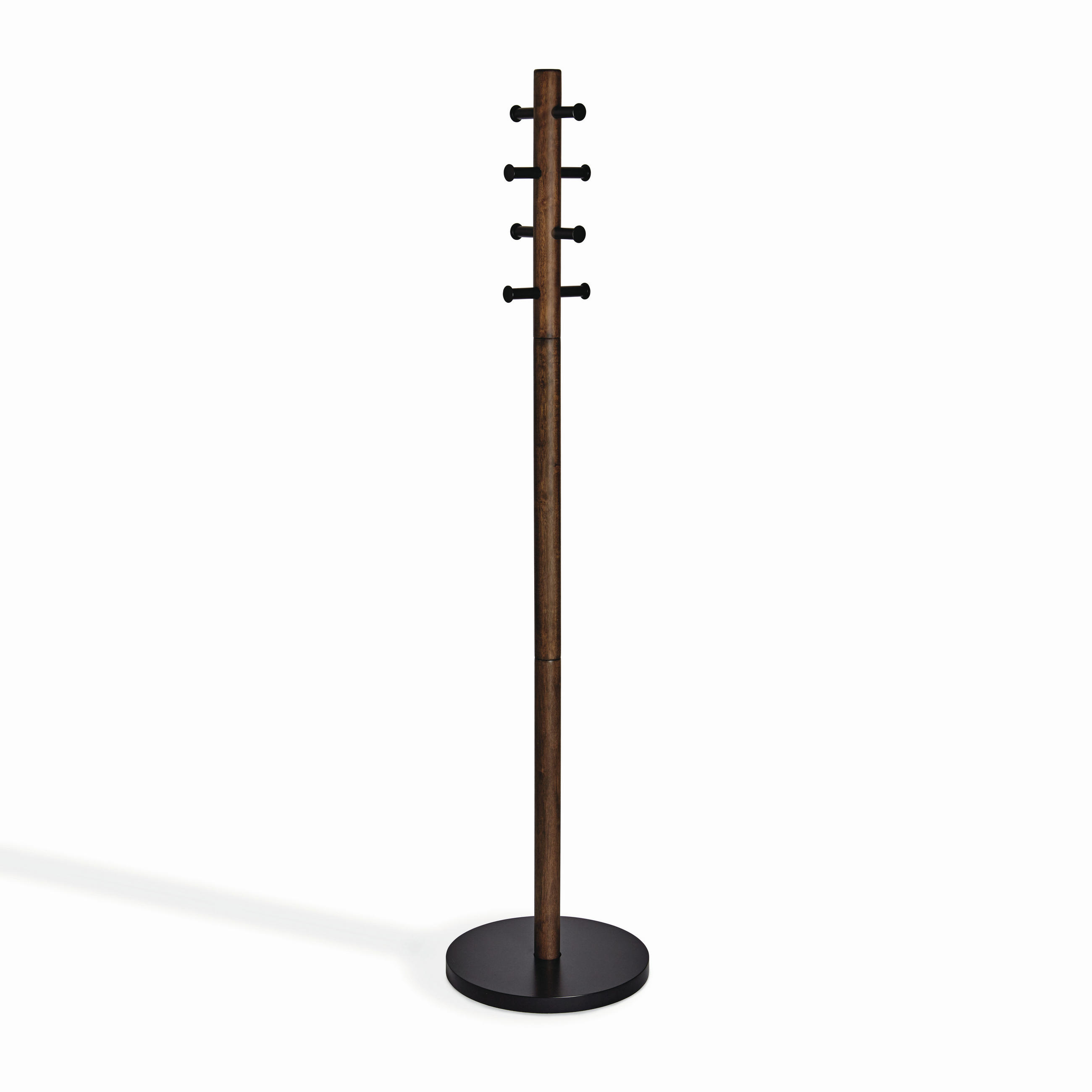 KLEIDERSTÄNDER in Dunkelbraun  51/165 cm  - Dunkelbraun, Basics, Holz (51/165cm) - Umbra