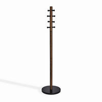KLEIDERSTÄNDER in Dunkelbraun  51/165 cm  - Dunkelbraun, Basics, Holz (51/165cm) - Umbra