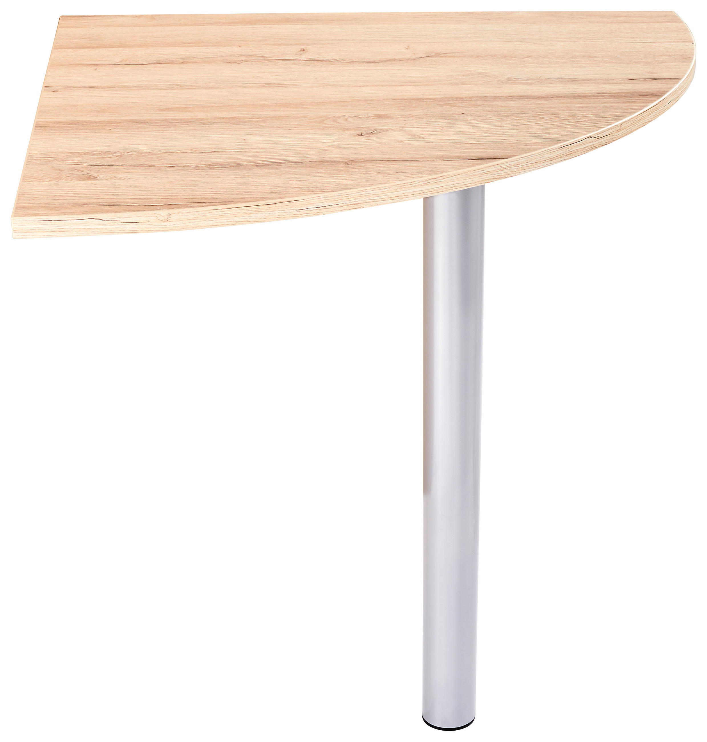 Eckverbindungsplatte Mit Standfuß Mindi, Eiche Dekor