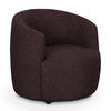 COCKTAILSESSEL Chenille Braun    - Schwarz/Braun, Design, Kunststoff/Textil (81/74/81cm) - Livetastic