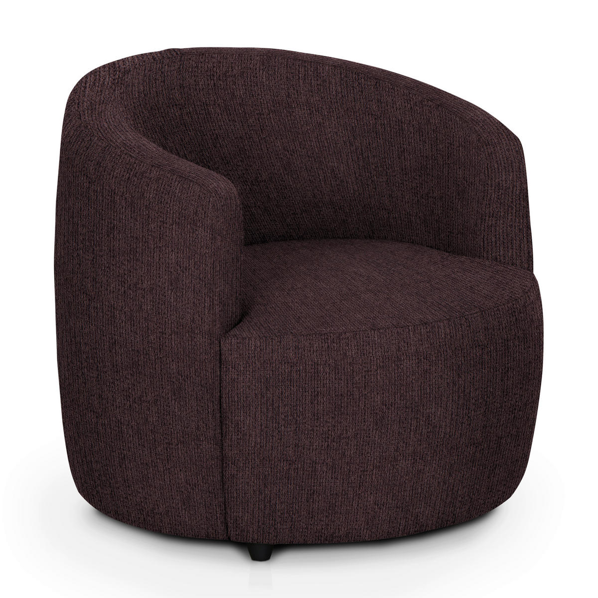 COCKTAILSESSEL - Schwarz/Braun, Design, Kunststoff/Textil (81/74/81cm) - Livetastic