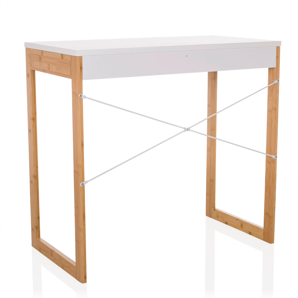 SKRIVBORD 80/75/42 cm  i vit  - vit, Modern, trämaterial/trä (80/75/42cm) - MID.YOU