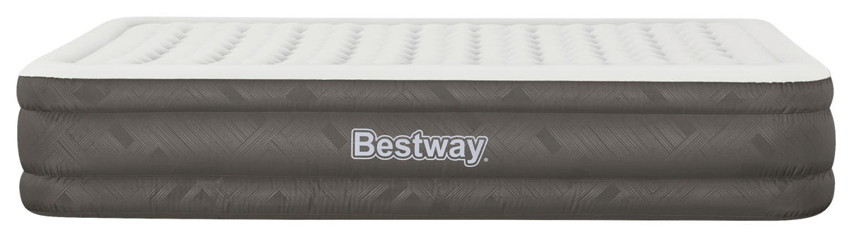 LUFTBETT FORTECH QUEEN 69133 Grau, Dunkelgrau  - Dunkelgrau/Grau, KONVENTIONELL, Kunststoff (203/152/36cm) - Bestway