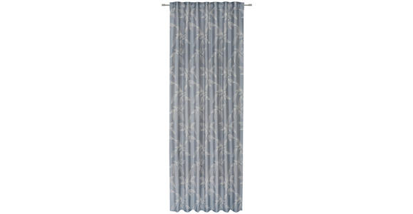 FERTIGVORHANG blickdicht  - Blau, Design, Textil (140/255cm) - Novel
