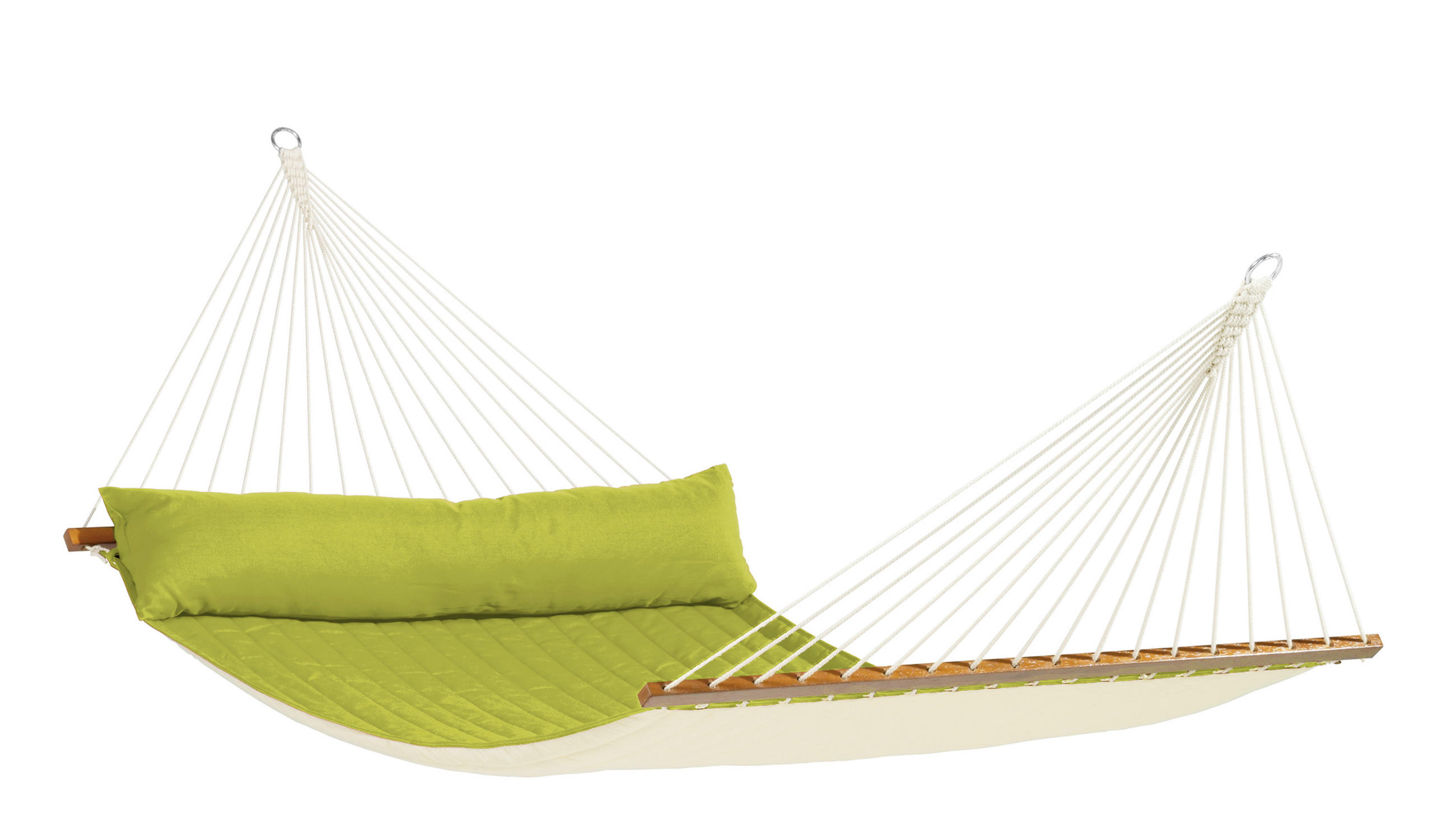 HÄNGEMATTE kingsize bar outd.  - Hellgrün, KONVENTIONELL, Holz/Textil (140/400cm) - La Siesta