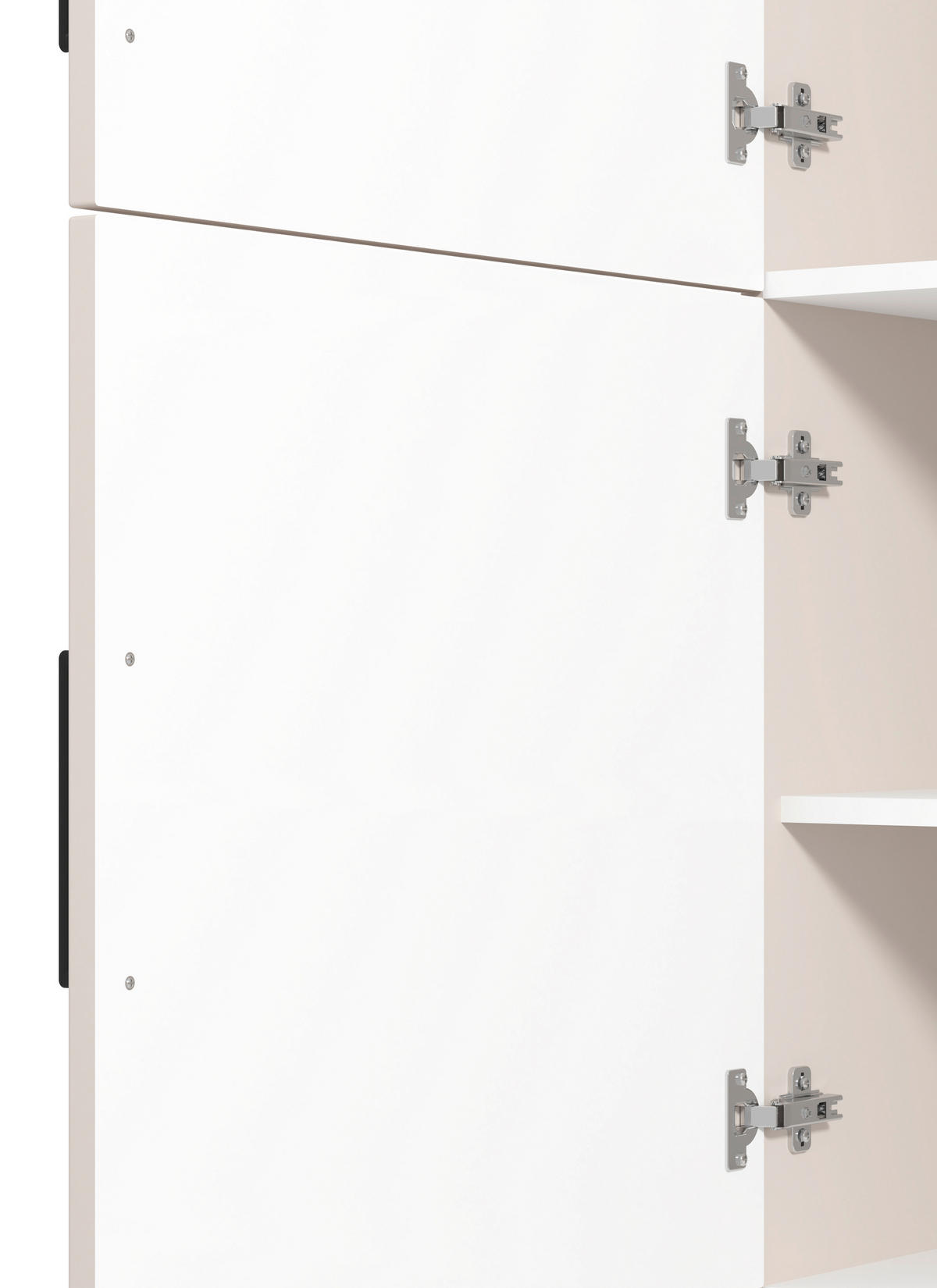 EDÉNYTÁROLÓ SZEKRÉNY - ezüsttölgy, Basics, faalapú anyag (60/217/58cm) - Carryhome