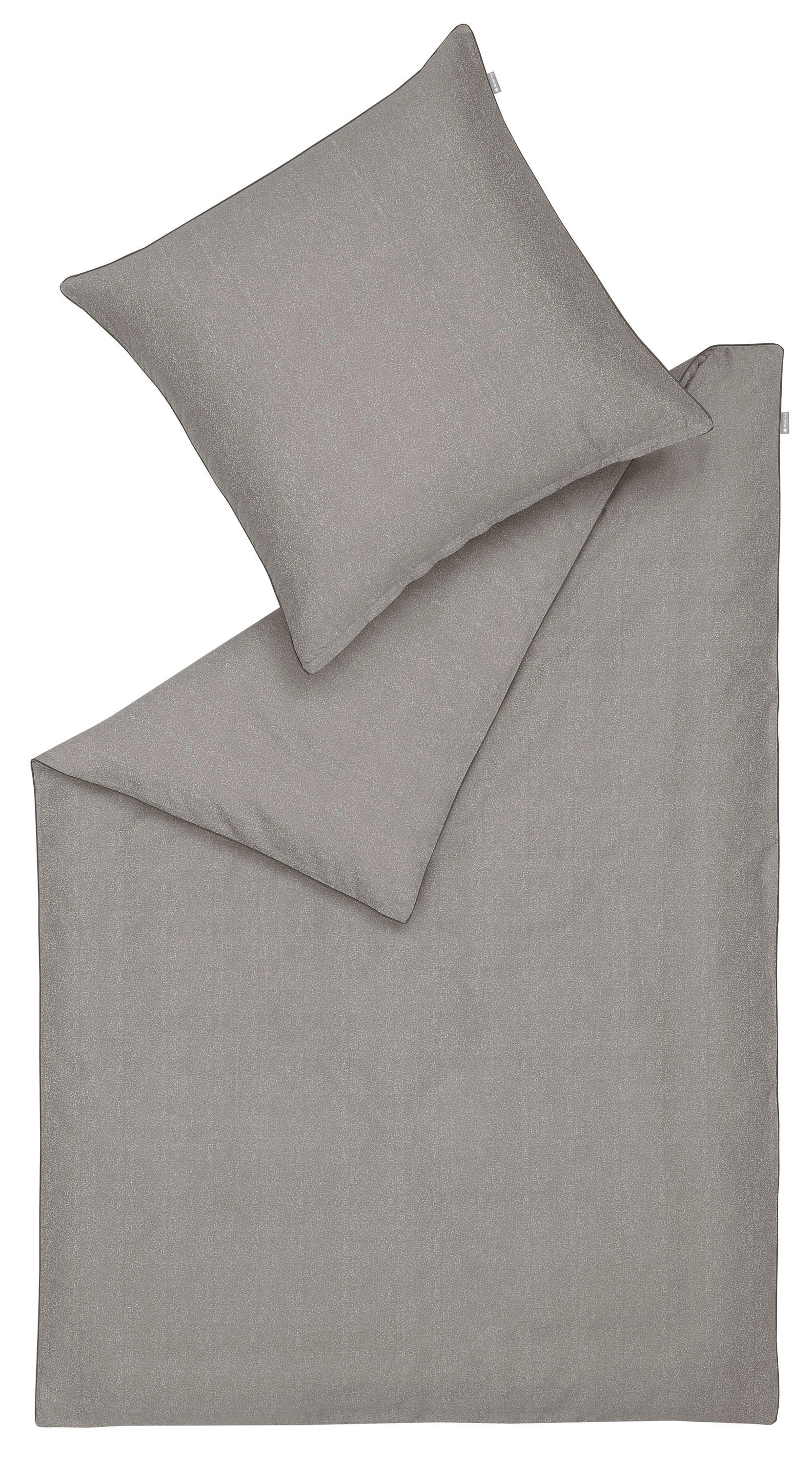 BETTWÄSCHE MR-Ease Satin  - Grau, Basics, Textil (135/200cm) - Musterring