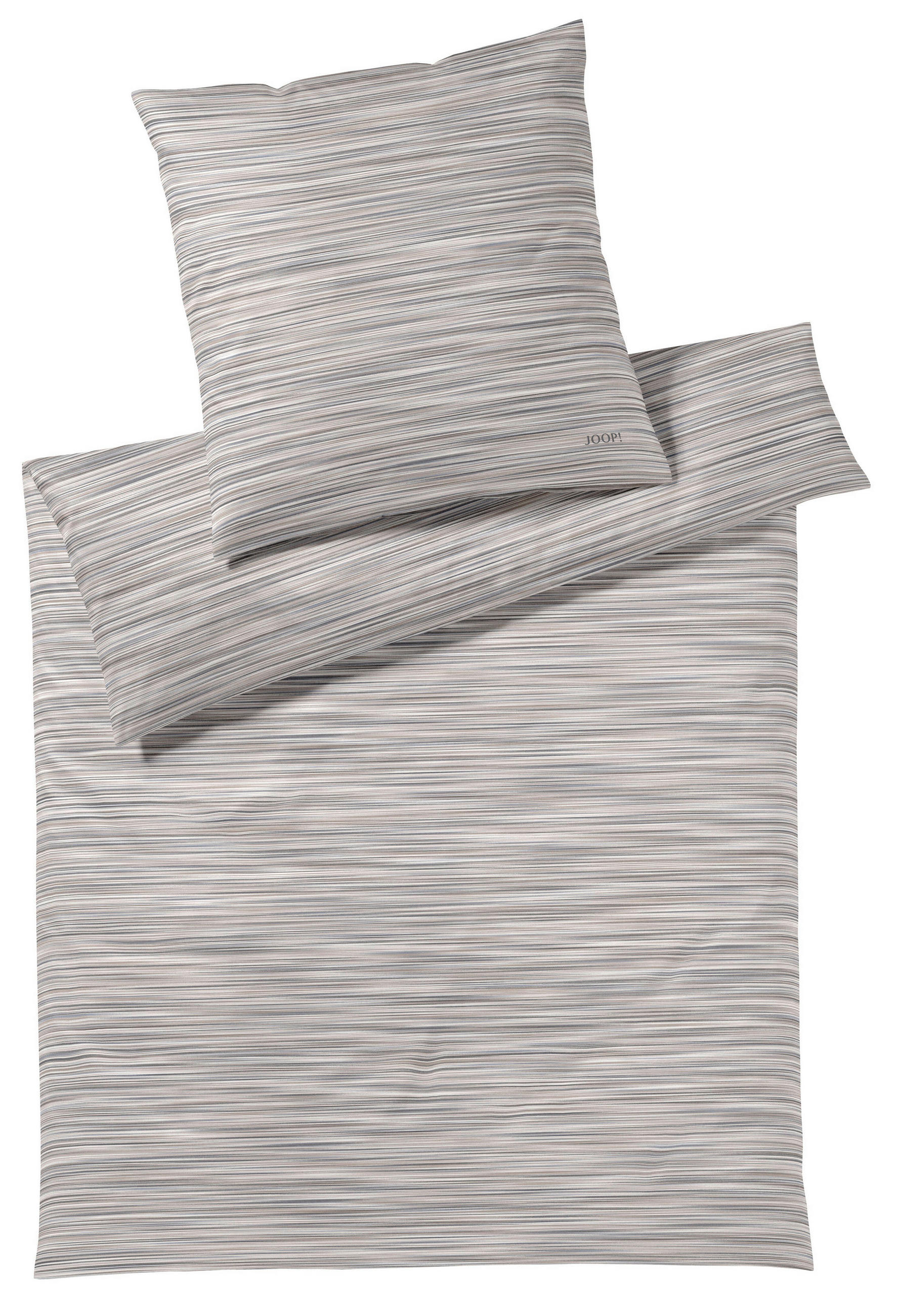 BETTWÄSCHE Makosatin 135/200 cm  - Grau, Design, Textil (135/200cm) - Joop!