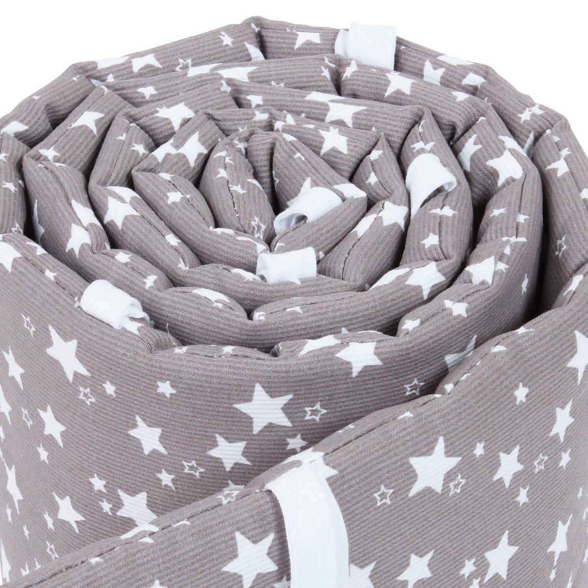 NESTCHEN Babybay Maxi/Boxspring   24/168 cm  - Taupe/Weiß, Basics, Textil (24/168cm) - Babybay