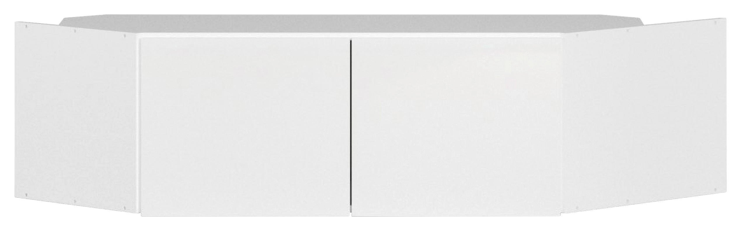 AUFSATZSCHRANK 117/39/104 cm  in  - Weiß Hochglanz/Weiß, KONVENTIONELL, Holzwerkstoff (117/39/104cm) - James Wood