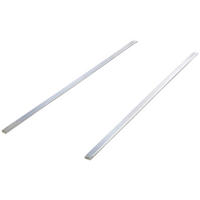 VERBLENDUNGSLEISTEN  in Edelstahlfarben  - Edelstahlfarben, Basics, Metall (52cm) - Oranier