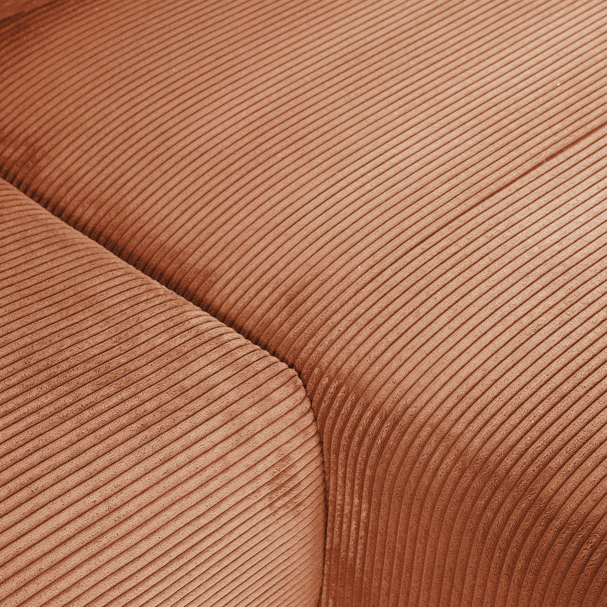 SAROKKANAPÉ textil rozsdavörös  - fekete/rozsdavörös, Konventionell, műanyag/textil (266/180cm) - MID.YOU