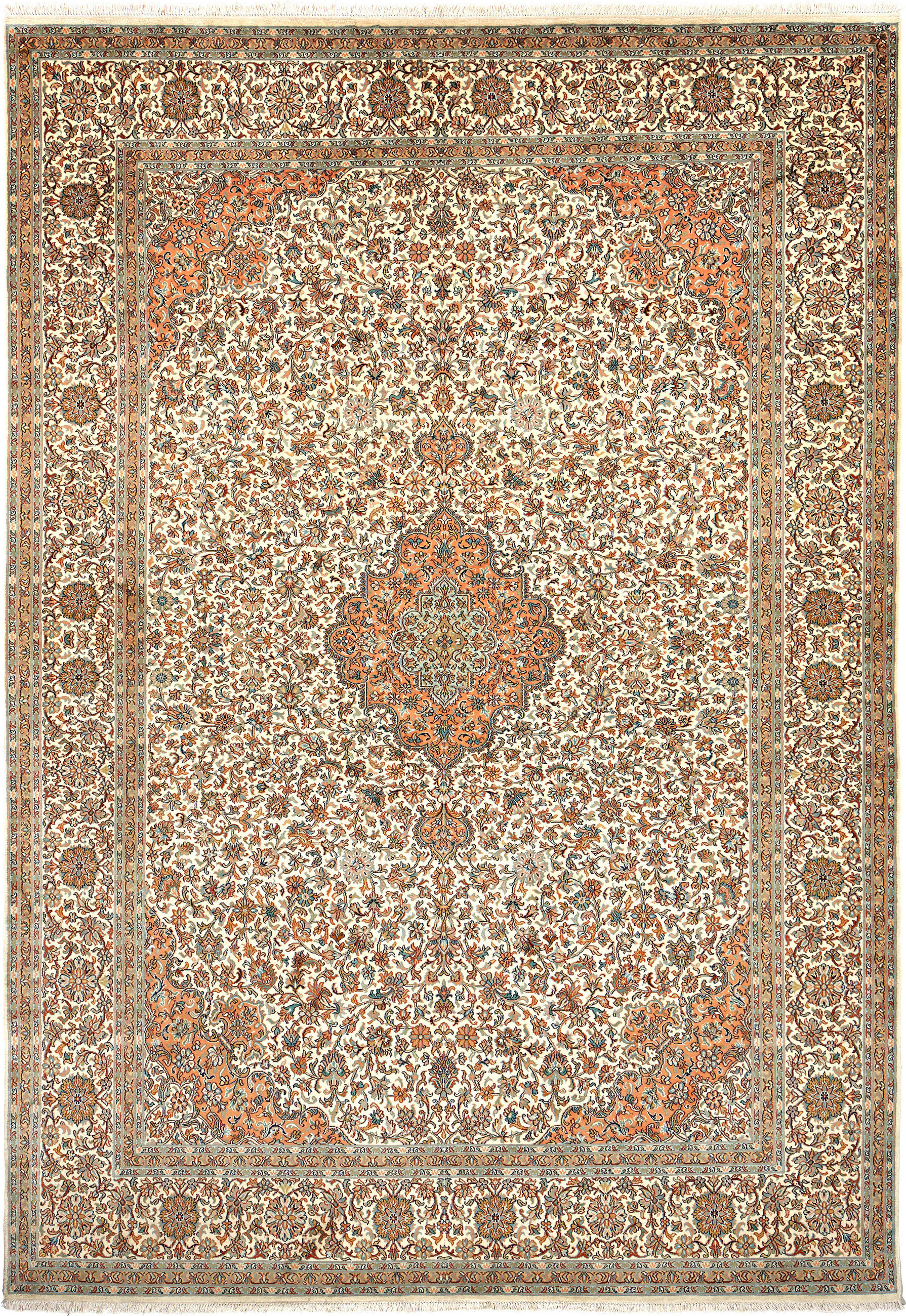 Kashmirteppich 170/245 cm Multicolor  - Multicolor, KONVENTIONELL, Textil (170/245cm) - Cazaris