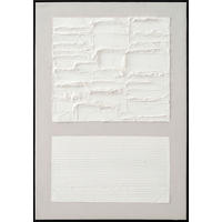 ÖLGEMÄLDE Abstraktes 70/100 cm  - Schwarz/Weiß, Design, Holz/Kunststoff (70/100cm) - Monee