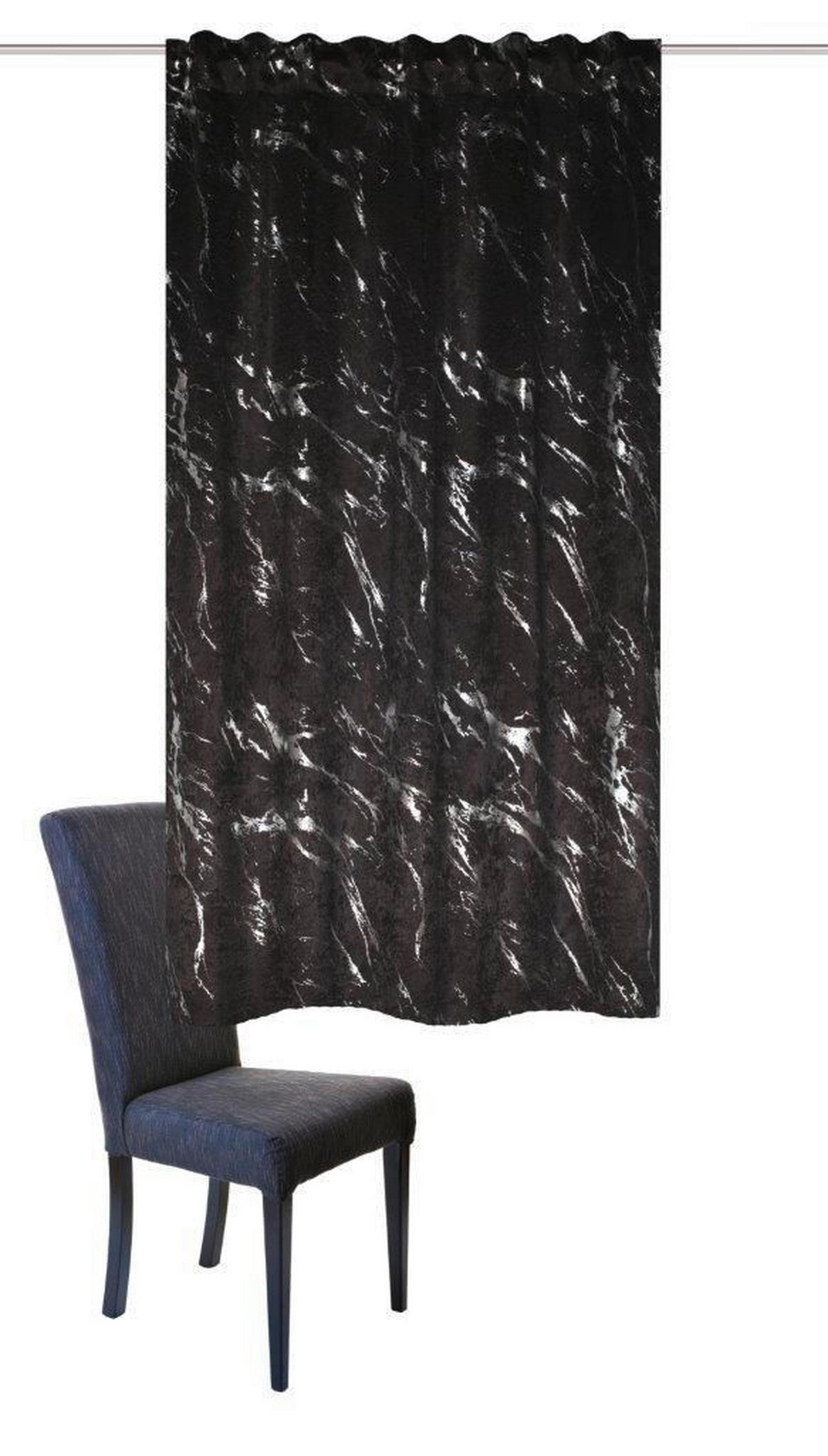 FERTIGVORHANG blickdicht  - Silberfarben, Basics, Textil (140/175cm) - Schmidt W. Gmbh