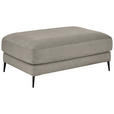 HOCKER Feincord Sandfarben  - Sandfarben/Schwarz, Design, Textil/Metall (120/43/90cm) - Dieter Knoll