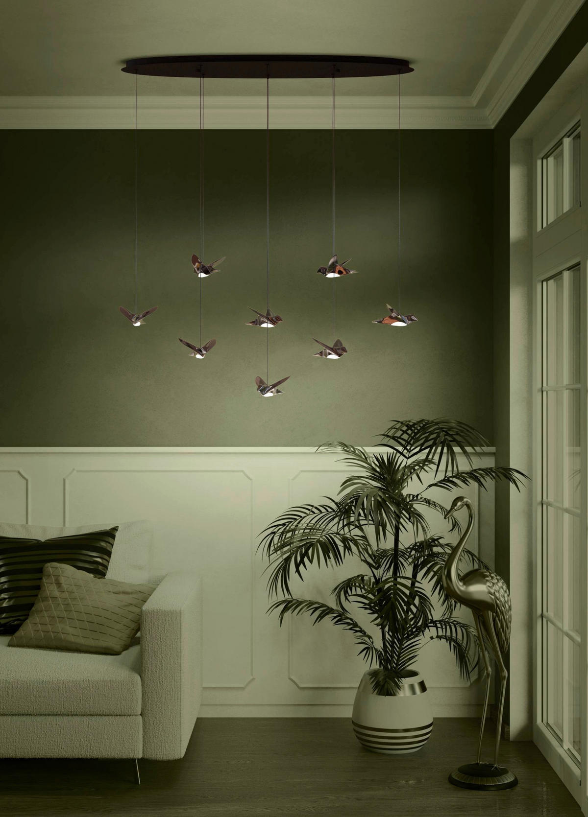 LED SVJETILJKA VISEĆA    116/26/150 cm    Paratebueno  - Design (116/26/150cm)