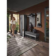 GARDEROBE 4-teilig  in 201/196/41 cm  - Anthrazit, Design, Glas/Holz (201/196/41cm) - Johann Jakob