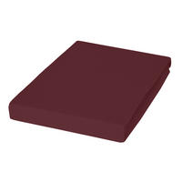 SPANNBETTTUCH Jersey  - Dunkelrot, Basics, Textil (100/200cm) - Janine