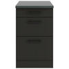 KÜCHENUNTERSCHRANK 50/84,8/60 cm  in Anthrazit  - Anthrazit/Buchefarben, Basics, Holzwerkstoff/Metall (50/84,8/60cm) - Optifit