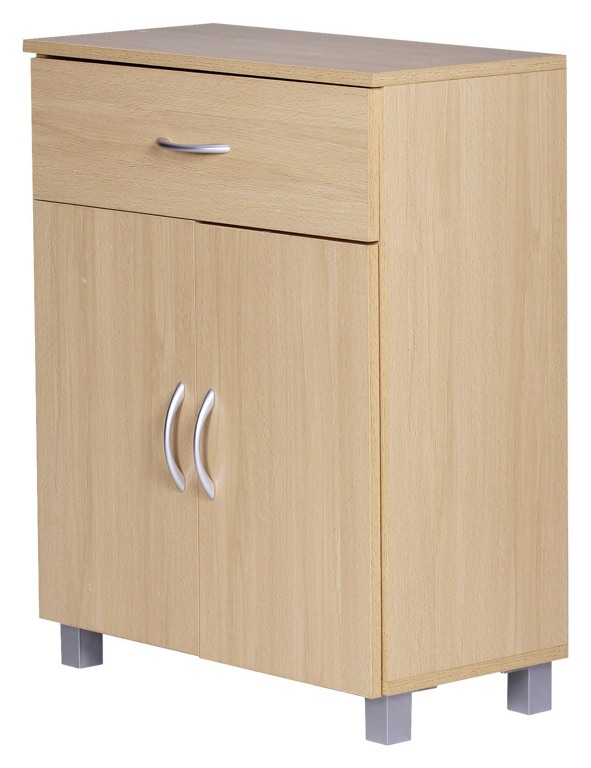KOMODA, barvy buku, 60/75/30 cm - šedá/barvy buku, Konvenční, kompozitní dřevo/plast (60/75/30cm) - MID.YOU