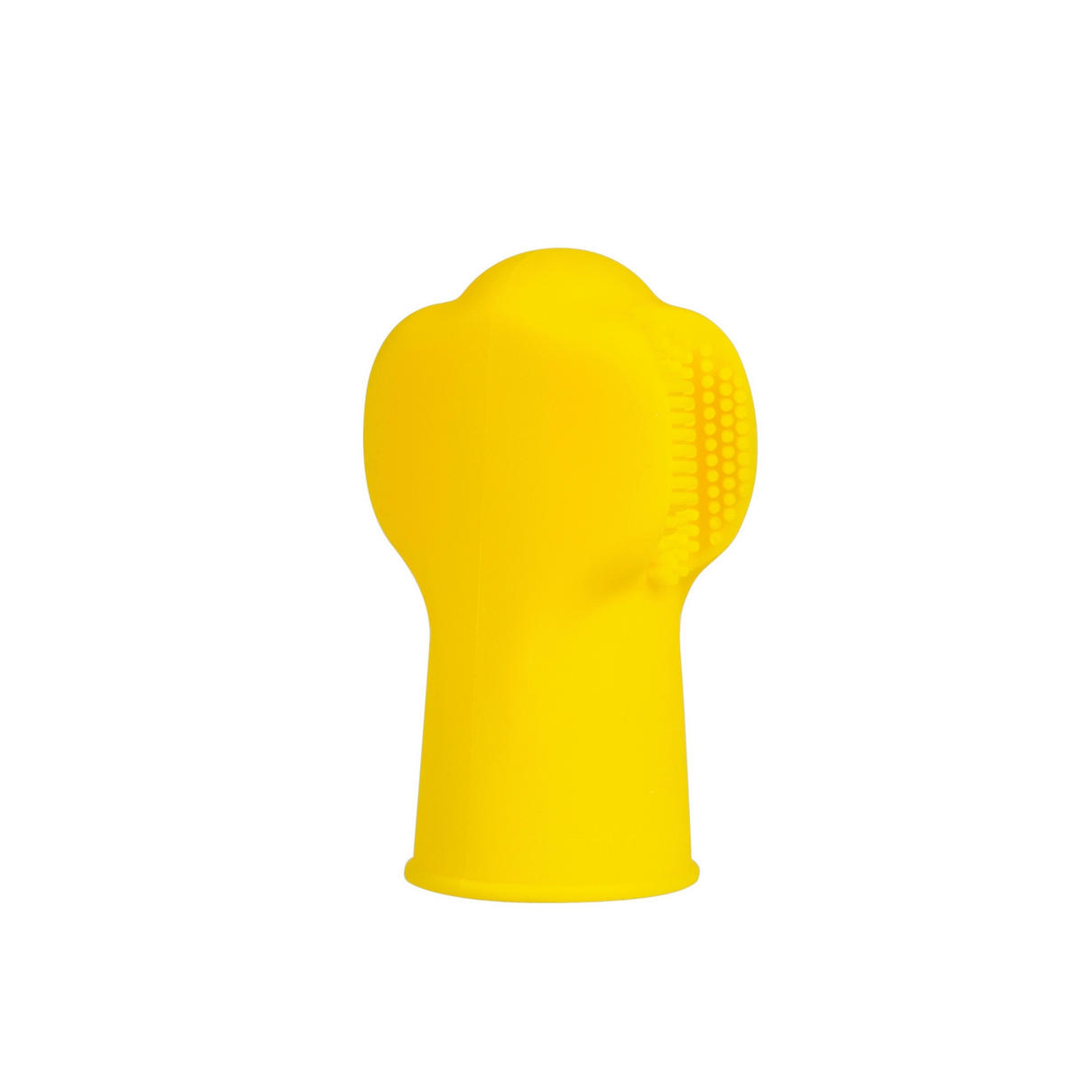 FINGERZAHNBÜRSTE FRIDA BABY  - Gelb, Basics, Kunststoff (8,2/12,7/4,7cm)