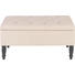 SITZBANK Flachgewebe massiv Beige - Beige/Schwarz, LIFESTYLE, Holz/Textil (80/40/40cm) - Carryhome