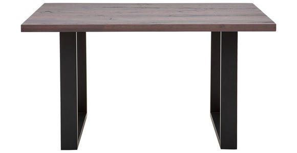 BARTISCH in Holz, Metall 160/100/95 cm - Eichefarben/Anthrazit, Design, Holz/Metall (160/100/95cm) - Novel