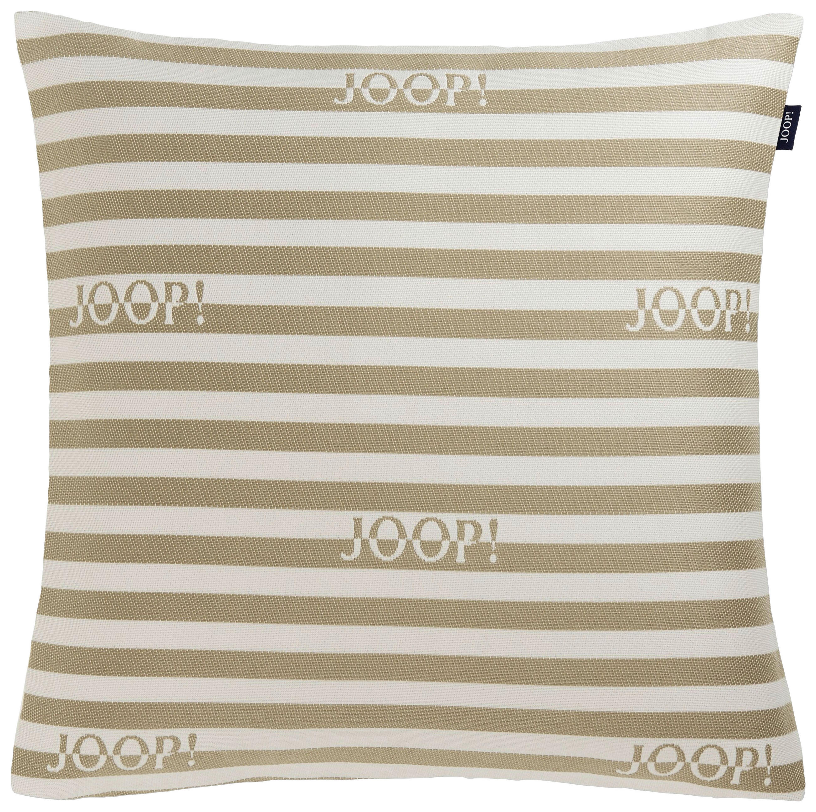 OUTDOOR-KISSEN  - Sandfarben/Weiß, Design, Textil (50/50cm) - Joop!