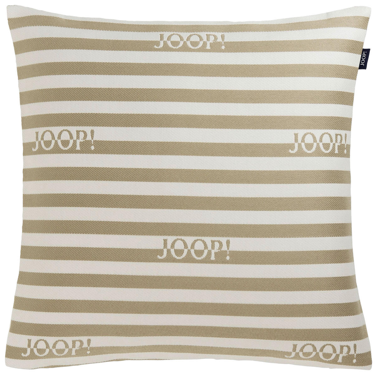 OUTDOOR-KISSEN  - Sandfarben/Weiß, Design, Textil (50/50cm) - Joop!