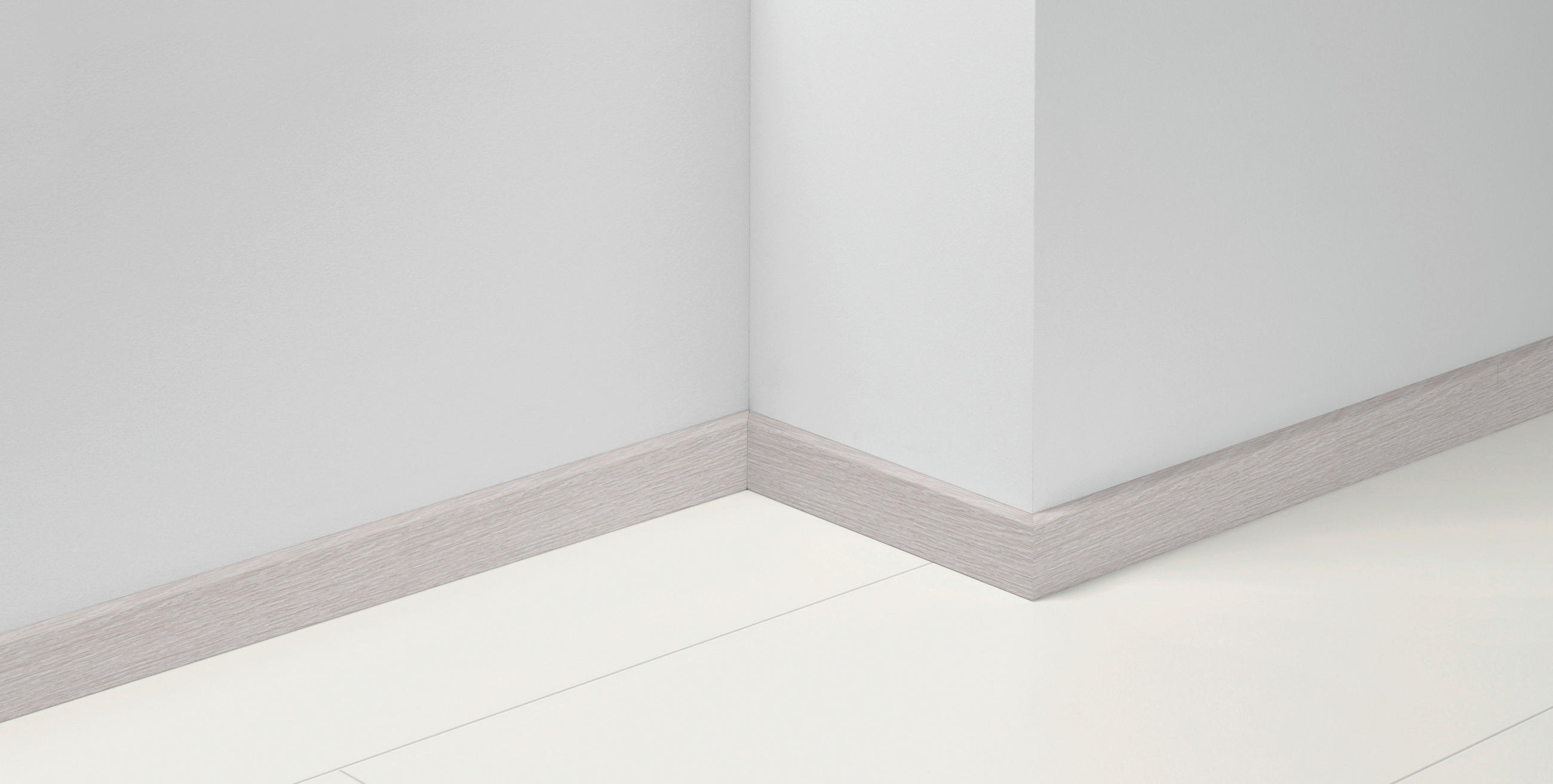 SOCKELLEISTE - Eichefarben/Grau, Basics, Holz (220/1,6/5,0cm) - Parador
