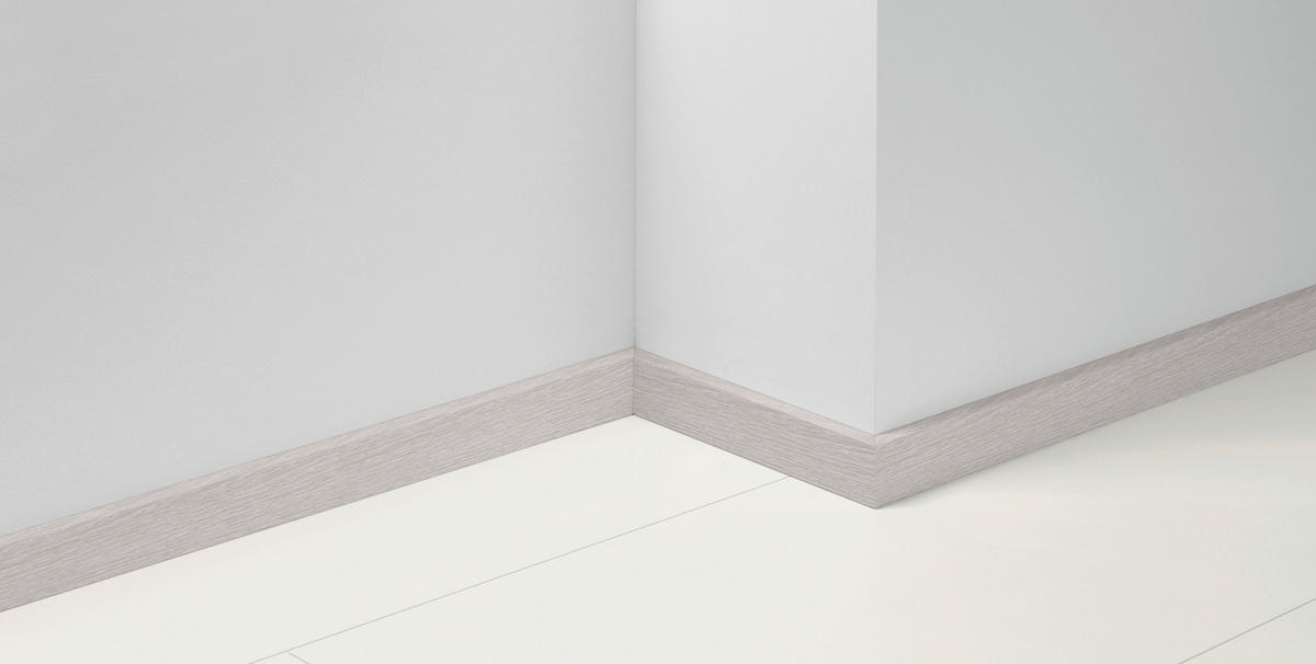 SOCKELLEISTE - Eichefarben/Grau, Basics, Holz (220/1,6/5,0cm) - Parador