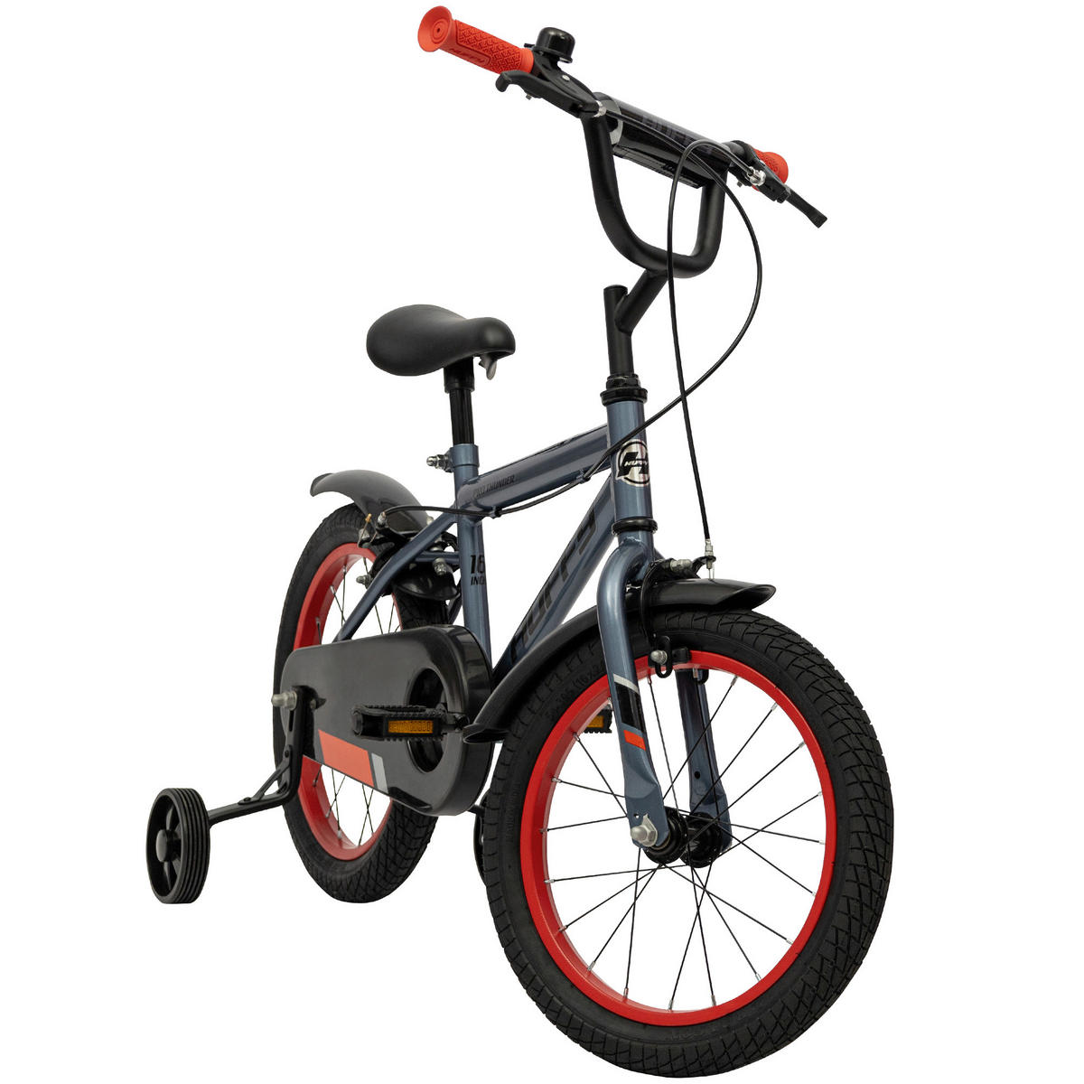 KINDERFAHRRAD 16 Zoll  - Grau, Basics, Metall (56/83.5/108.5cm)