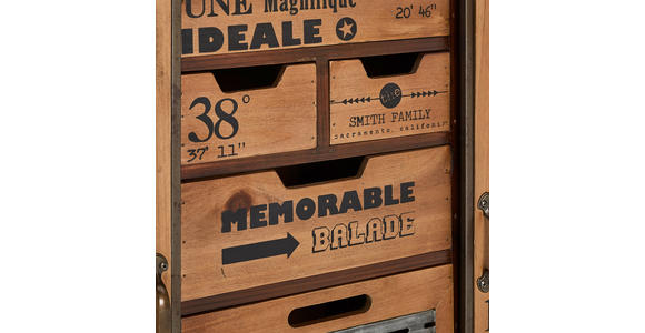 KOMMODE  in 110/100,5/35 cm  - Goldfarben/Multicolor, LIFESTYLE, Holz/Holzwerkstoff (110/100,5/35cm) - Landscape