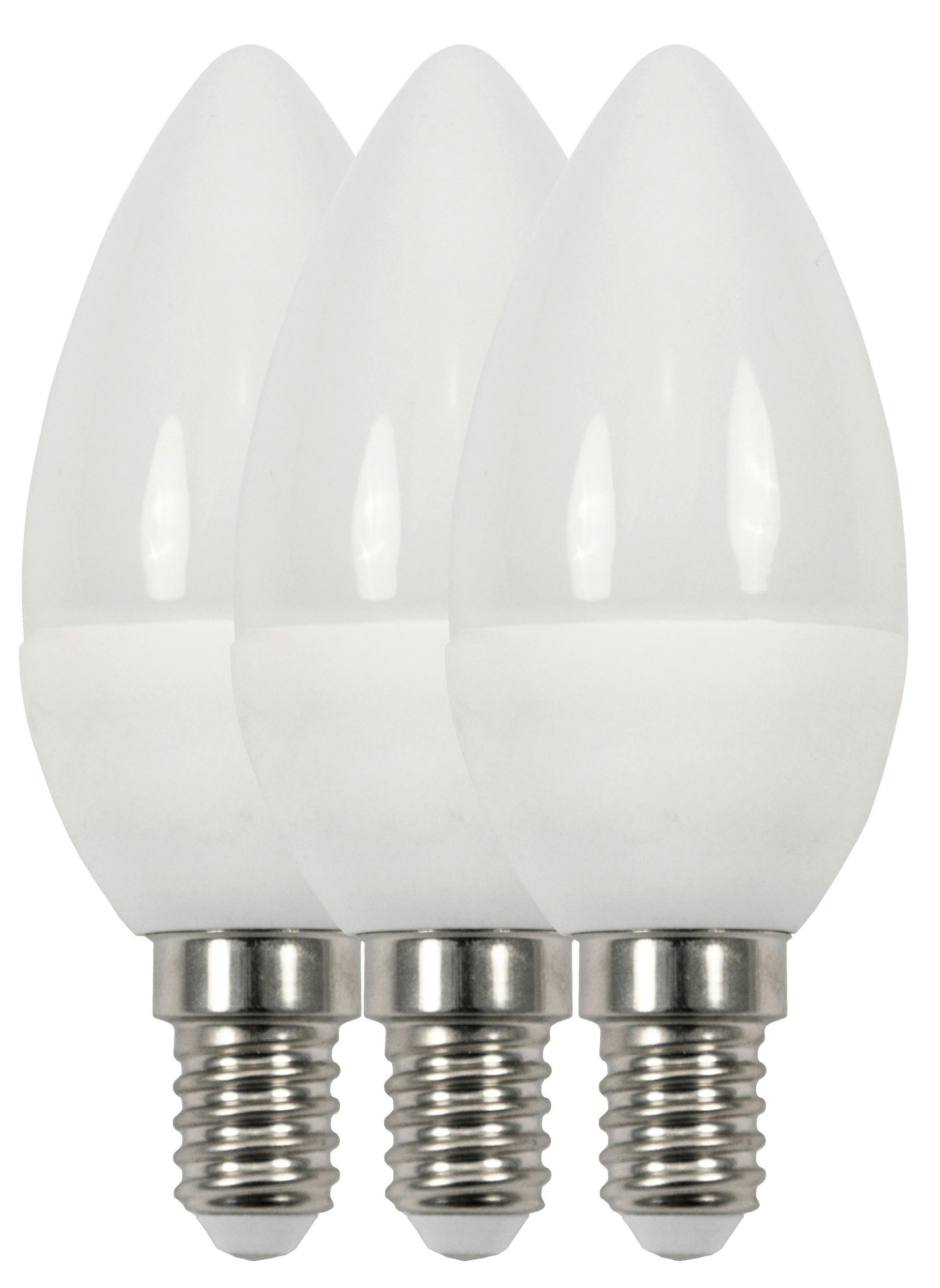 LED-LEUCHTMITTEL   E14 5,5 W 480 lm  - Weiß, Basics, Kunststoff/Metall (3,7/9,9cm) - Boxxx