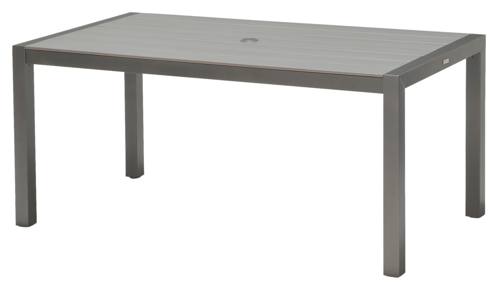 GARTENTISCH 162,9/74,4/87,7 cm  - Grau, KONVENTIONELL, Holz/Metall (162,9/74,4/87,7cm) - Ambia Garden