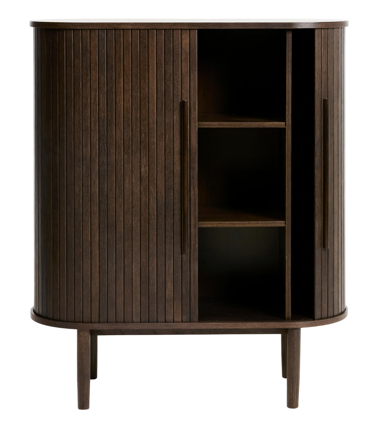 HIGHBOARD Eiche dunkel  100/188/40 cm  - Eiche dunkel, Design, Holz/Holzwerkstoff (100/188/40cm) - Lomoco