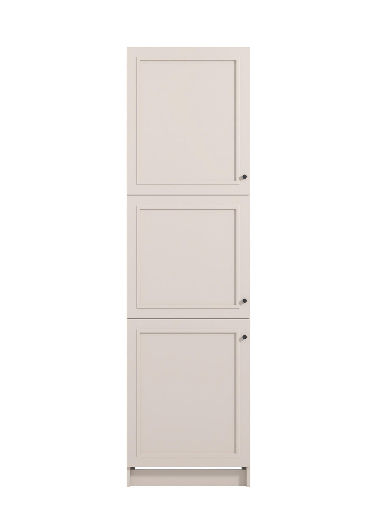 EDÉNYTÁROLÓ SZEKRÉNY - ezüsttölgy, Basics, faalapú anyag (60/217/58cm) - Carryhome