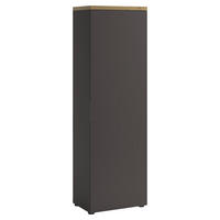 GARDEROBENSCHRANK  in 60/190/40 cm  - Eichefarben/Anthrazit, Design, Holzwerkstoff/Metall (60/190/40cm) - Xora