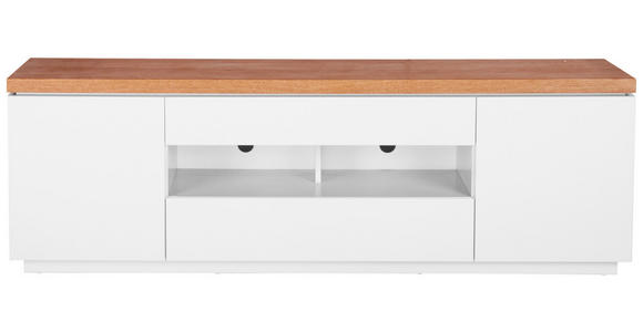 LOWBOARD  in 173/56/40 cm  - Eichefarben/Weiß, MODERN, Holz/Holzwerkstoff (173/56/40cm) - Carryhome