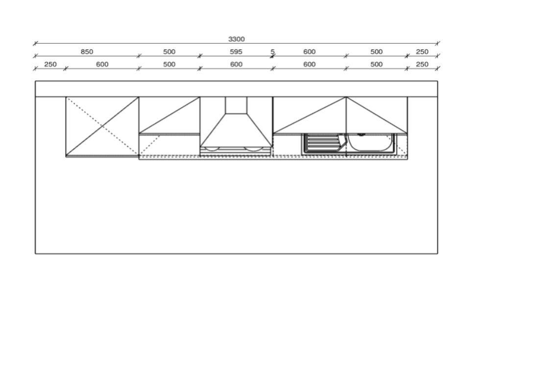KÜCHENBLOCK 280 cm   in Weiß, Eichefarben  - Edelstahlfarben/Eichefarben, KONVENTIONELL, Holzwerkstoff/Metall (280cm) - Welnova