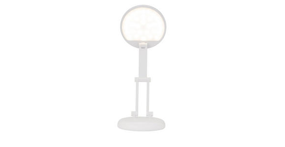 LED-SCHREIBTISCHLEUCHTE 12,5/23,5 cm   - Weiß, Basics, Kunststoff (12,5/23,5cm) - Novel