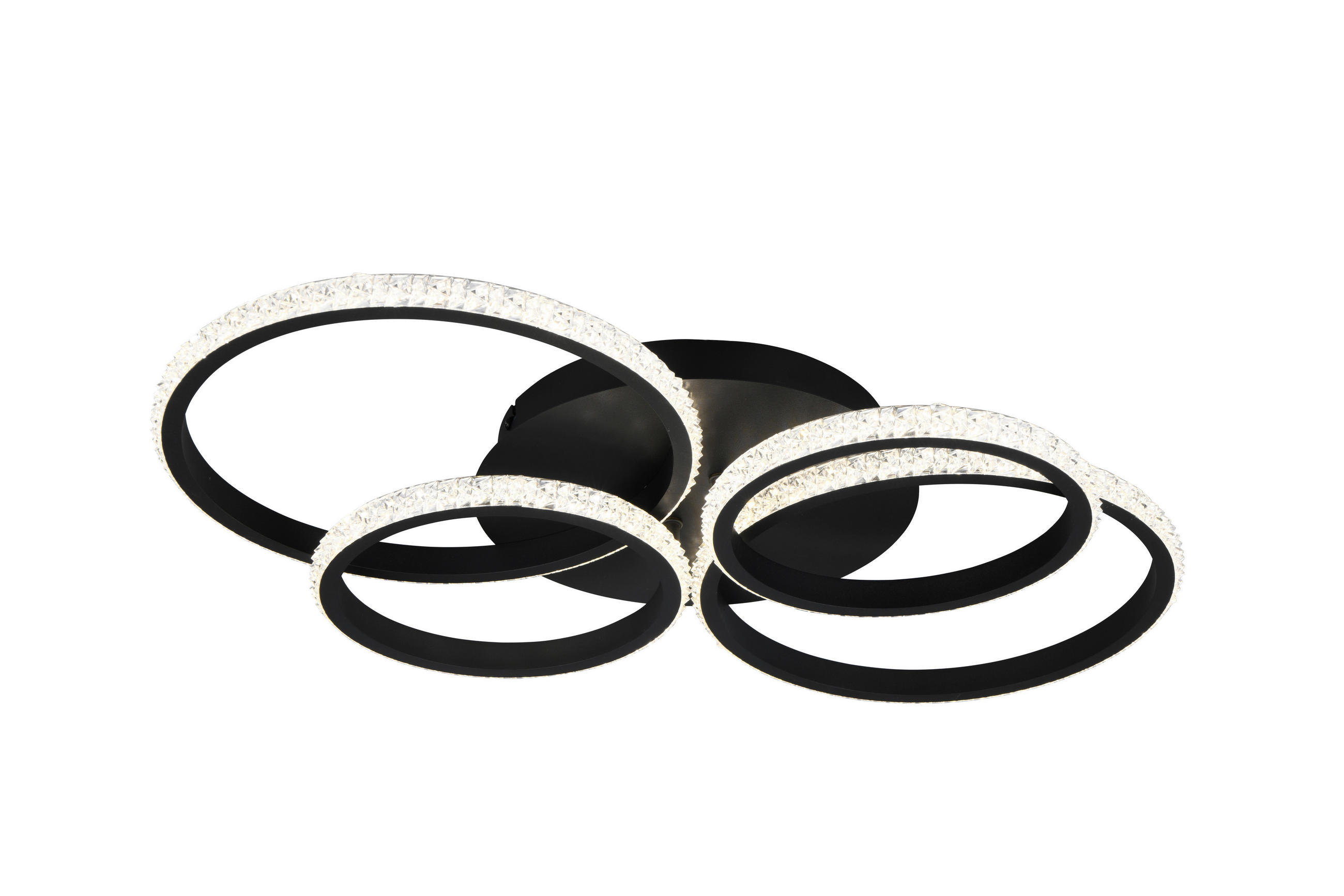 LED-DECKENLEUCHTE Cires 65,5/8,5 cm   - Klar/Transparent, Design, Kunststoff/Metall (65,5/8,5cm)