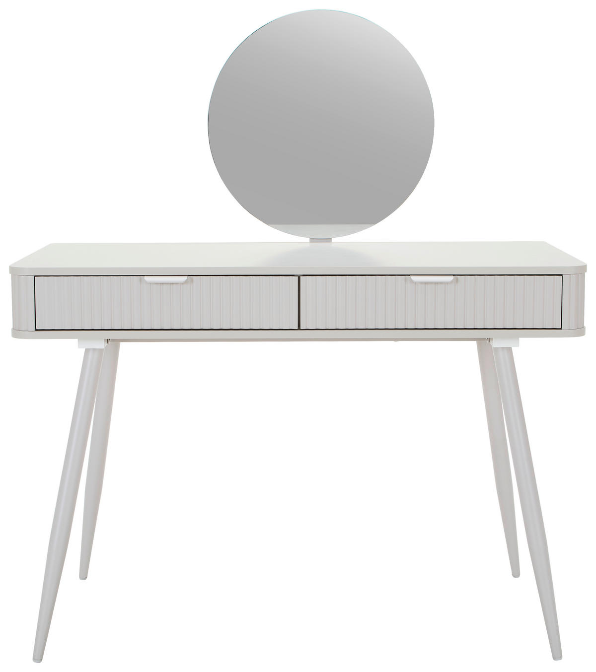 SCHMINKTISCH Kaschmir  - Kaschmir, Design, Glas/Holzwerkstoff (110/55/80cm) - Xora