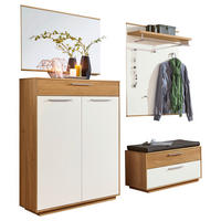 GARDEROBE 5-teilig  in 185/195/40 cm  - Eichefarben/Anthrazit, Design, Holz/Holzwerkstoff (185/195/40cm) - Novel